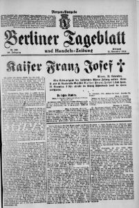Kaiser Franz Josef †