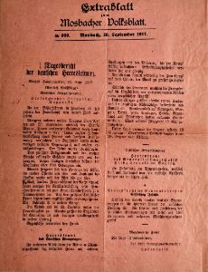 Tagesbericht der deutschen Heeresleitung