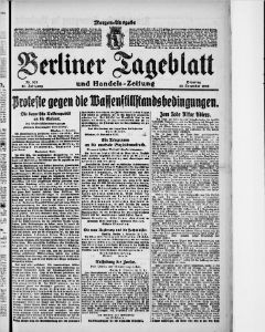 Proteste gegen die Waffenstillstandsbedingungen