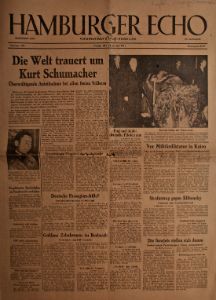 Tod von Kurt Schumacher