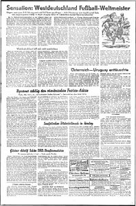 Fußball-WM 1954 - Deutschland ist Weltmeister